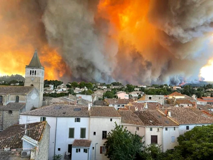 Incendiu în Franța Foto: X