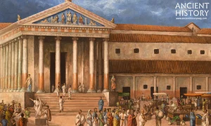 Piață în Roma Antică (© Mateusz Przeklasa / Ancient History Magazine - CC BY-NC-SA)