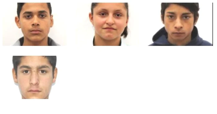 
    Poliția a publicat fotografiile și semnalmentele celor 4 minori dispăruți  