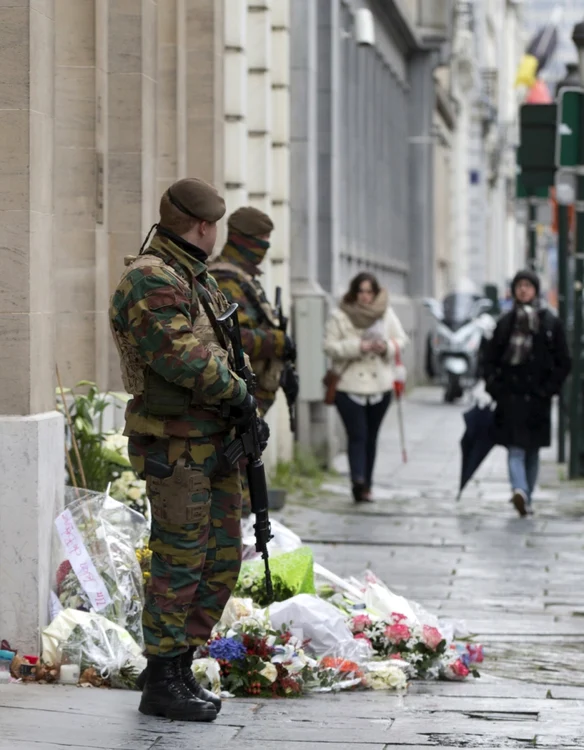 Alertă teroristă la Bruxelles FOTO AP