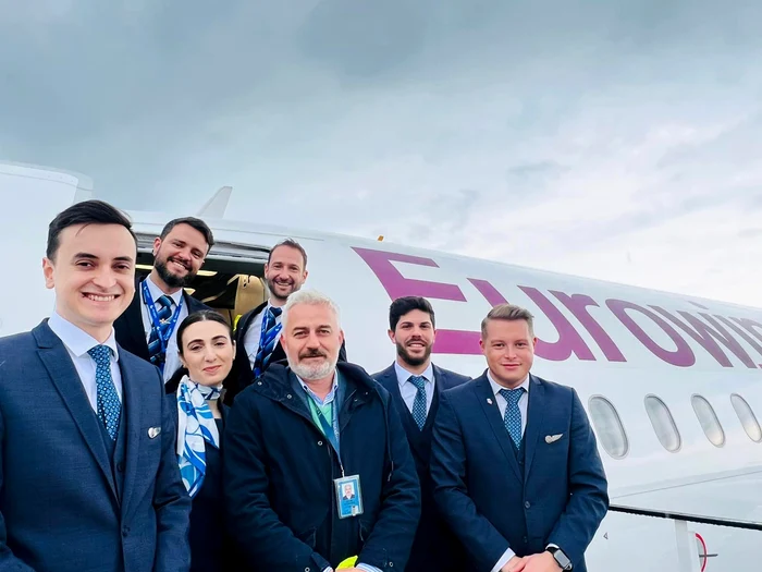 Aeronava companiei Eurowings FOTO Aeroportul Timișoara