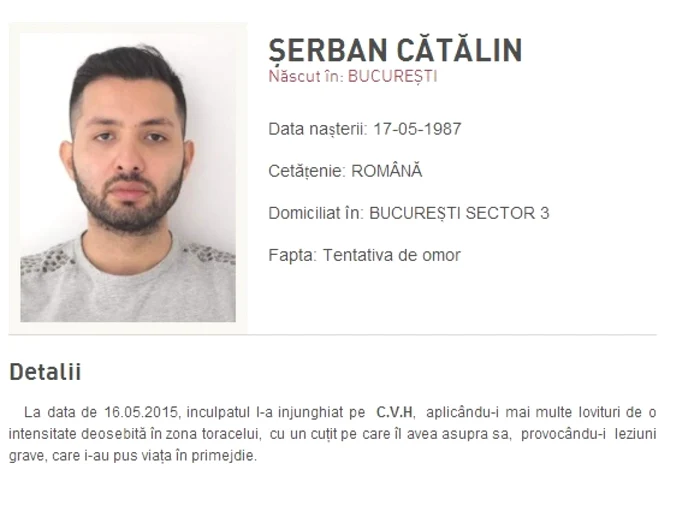 catalin serban agreson centurl vechi urmarire nationala