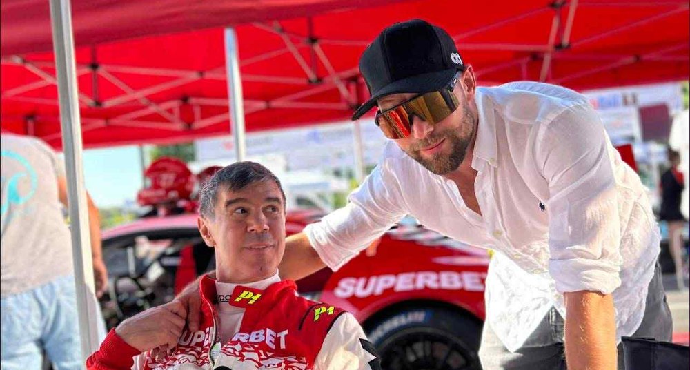 Debut emoționant pentru Marco Leu, cu mașina lui Mihai Leu, la Trofeul Sinaia: „Nu este doar o cursă pentru mine”