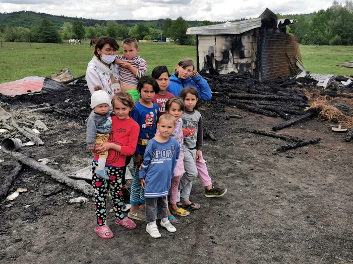 O familie cu 10 copii are mare nevoie e ajutor. FOTO: