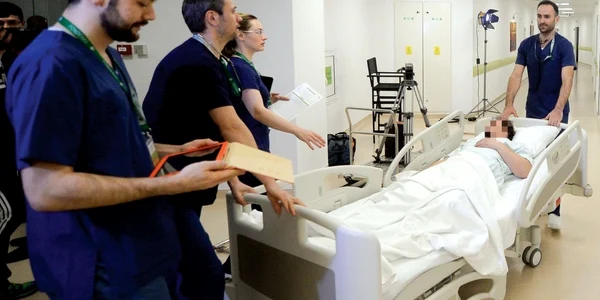 Spital privat - pacient - medici - doctori FOTO Mediafax 