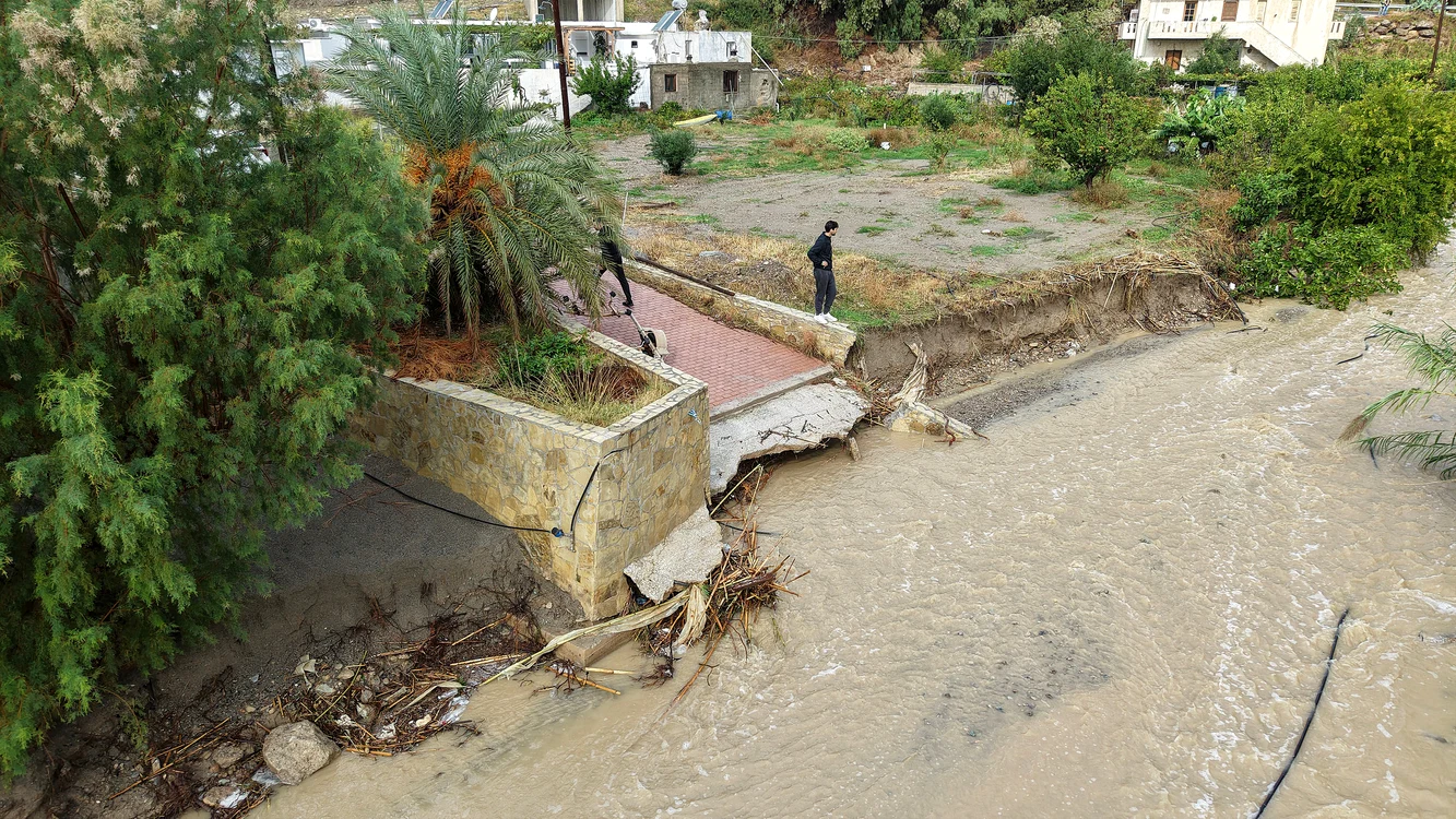 Creta a fost lovită de ploi torențiale cinci zile la rând (Foto: Profimedia)