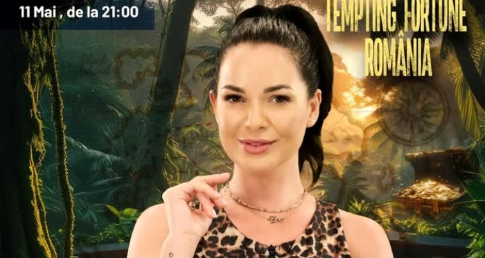 Deea Maxer participă la Tempting Fortune România foto: Kanal D 