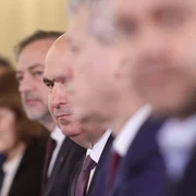 PNL participă la consultările cu partidele parlamentare organizate de președintele României la Palatul Cotroceni. FOTO Inquam Photos / Octav Ganea