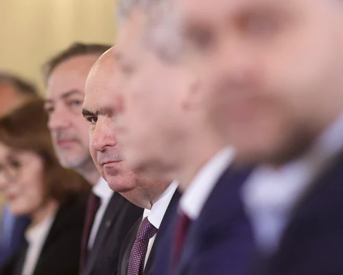 PNL participă la consultările cu partidele parlamentare organizate de președintele României la Palatul Cotroceni. FOTO Inquam Photos / Octav Ganea