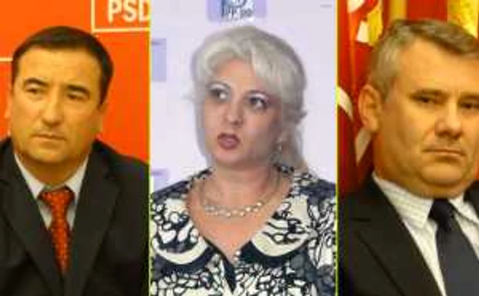 De la stg., la dr. - Alexandru Stănescu, Luminiţa Adam Pachel şi Gigel Ştirbu