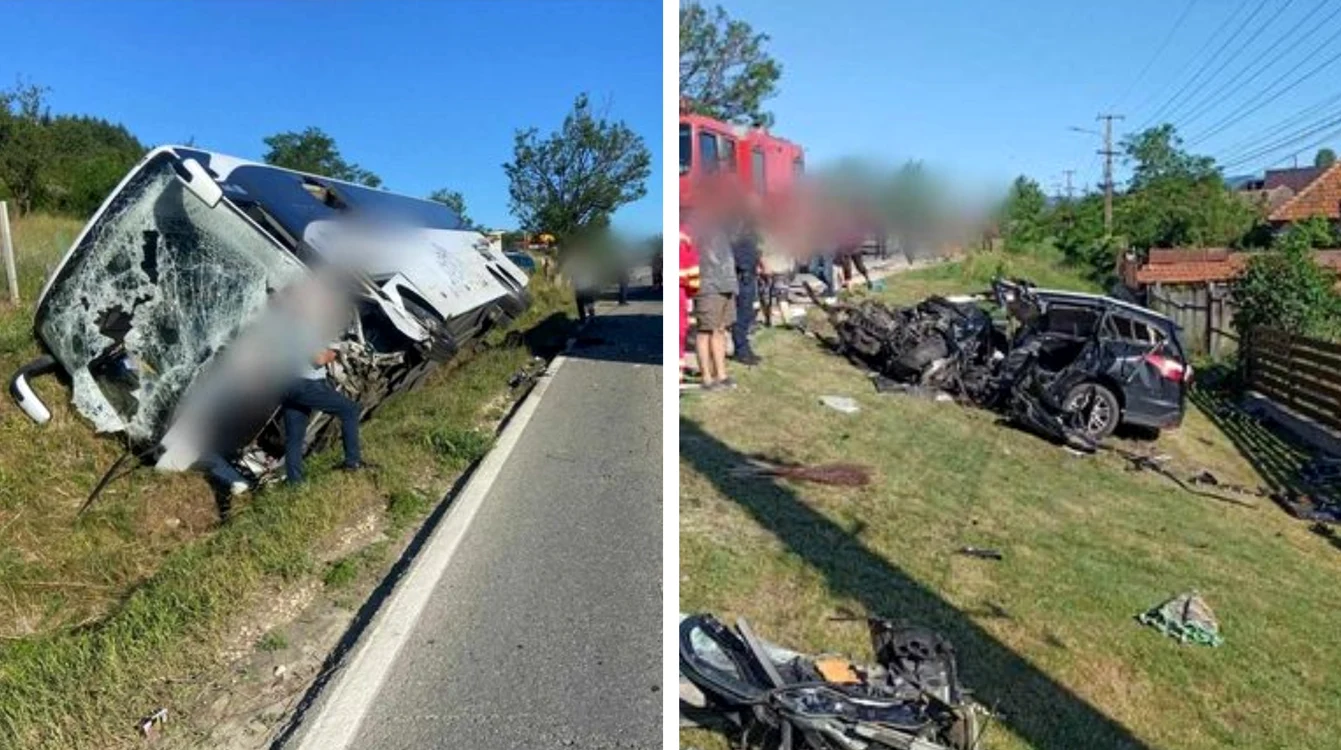 Elevii și cadrele didactice sunt din Horezu și se aflu în excursie 