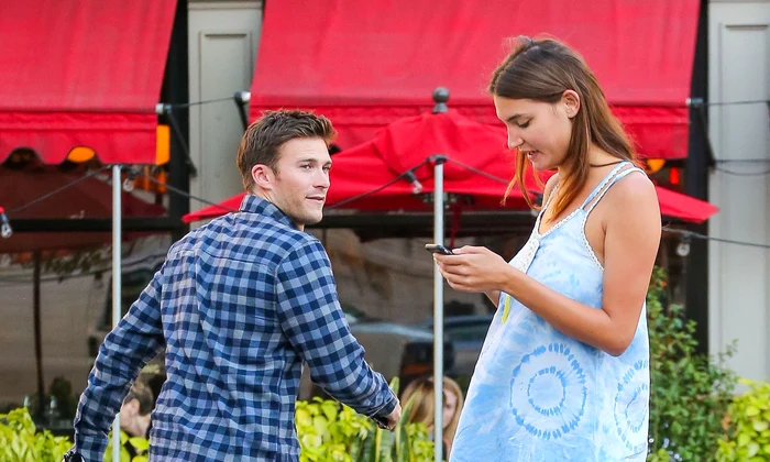 Exclusive Scott Eastwood Flirts With A Mystery Woman In NYC jpeg