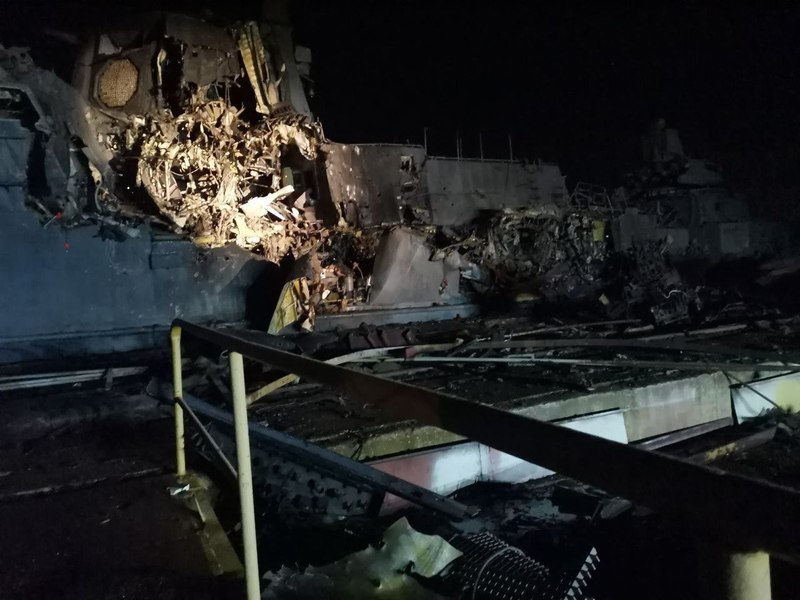 Cea mai modernă corvetă rusească, distrusă de ucraineni într-un șantier naval din Crimeea VIDEO