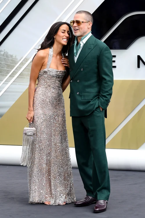 Brad Pitt și Ines de Ramon la premiera europeană a filmului F1, pe 23 iunie 2025, la Londra, GettyImages (3) jpg