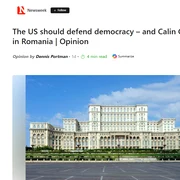 Articolul Newsweek despre Călin Georgescu încă mai poate fi citit pe MSN FOTO captură MSN