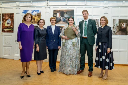 Elisabeta Karina, alături de soțul ei, Kurt, Principesa Elena și Principesa Sofia, foto Alex Coman