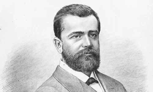Nicolae Fleva, litografie din 1881 (© Biblioteca Judeţeană „V.A. Urechia” Galaţi / Wikimedia Commons)