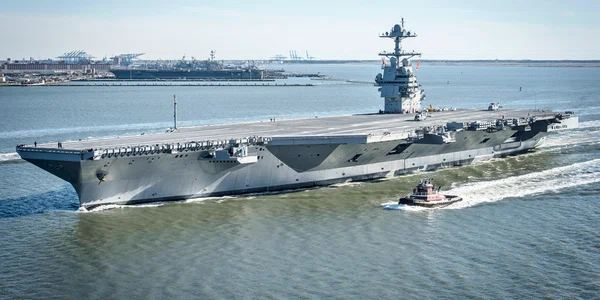 USS Gerald R  Ford (CVN 78) underway on 8 April 2017 jpg