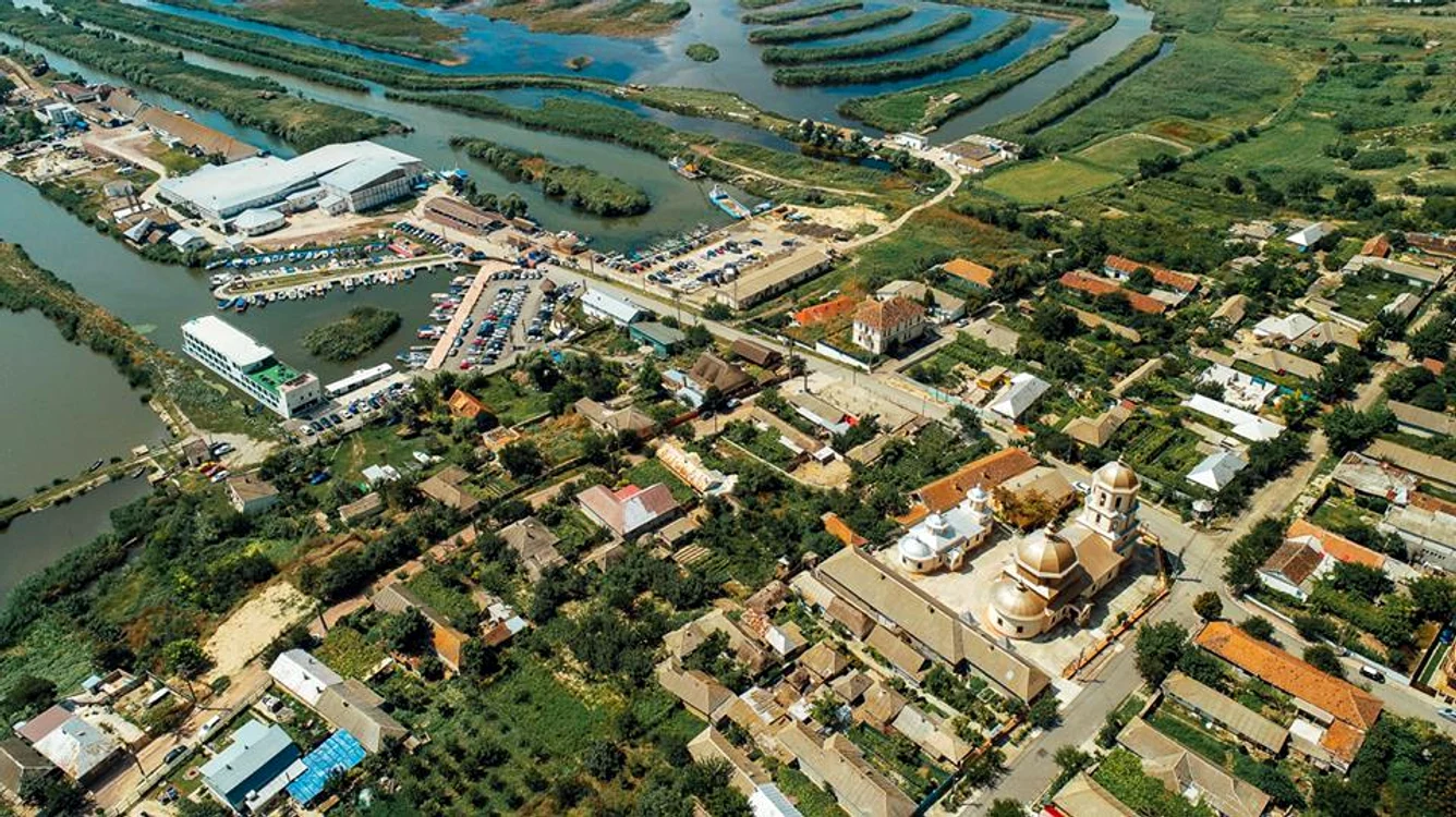 Jurilovca, vedere aeriană FOTO: Primăria Jurilovca
