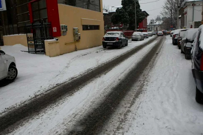 Prima ninsoare în Craiova