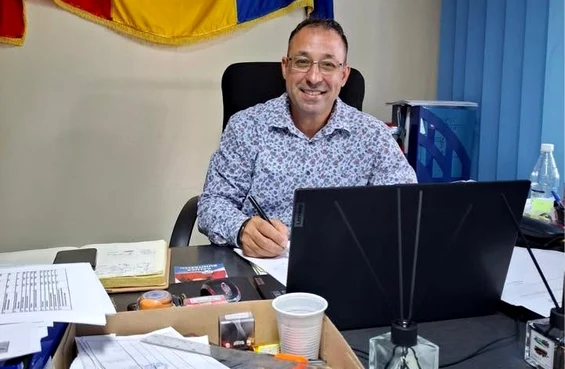 Marian Trâmbițașu, primarul comunei Grindu. FOTO FB Trâmbițașu Marian 