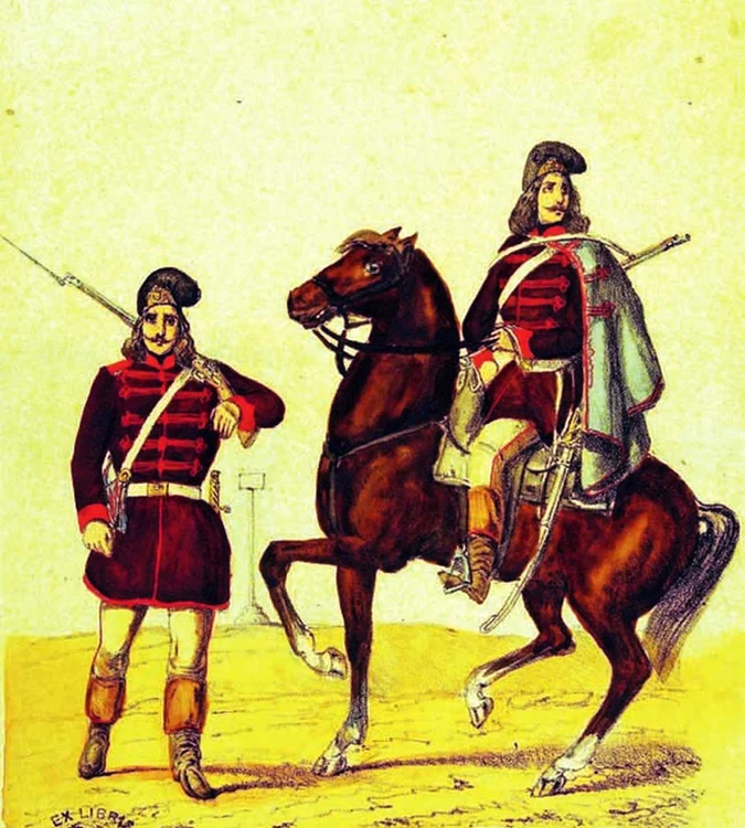 Trupe de graniță - infanterie și cavalerie de la începutul secolului al XIX-lea 