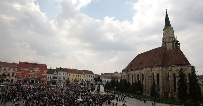 Centrul Clujul va fi şi mai animat în 2015 FOTO: Caius Raţiu