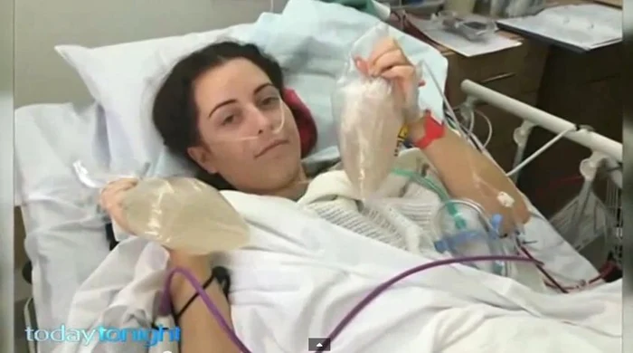 Courtney, pe patul de spital, după cea mai neinspirată alegere din viaţa ei