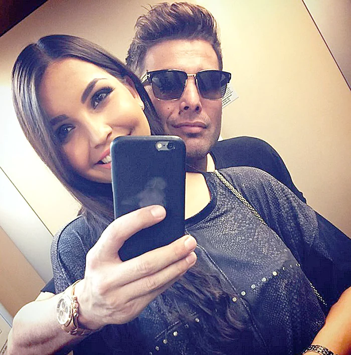 Adi Mutu e nedezlipit de iubita lui, Sandra FOTO: Arhivă personală