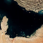 Strâmtoarea Ormuz, imagine din satelit FOTO shutterstock jpg