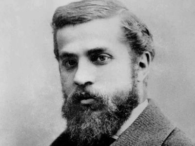 Antoni Gaudi, în 1878. fotografie de Pau Audouard Deglaire (© Wikimedia Commons)