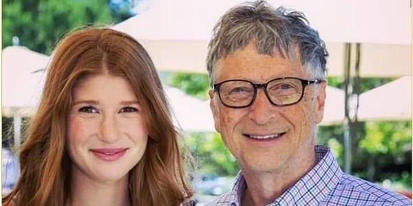 bill gates si fiica sa foto arhiva