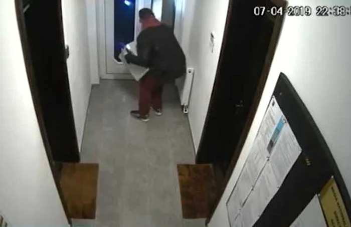 Imaginile cu jefuirea Ocolului Silvic Băbeni din cadrul Direcţiei Silvice Vâlcea Foto captură video