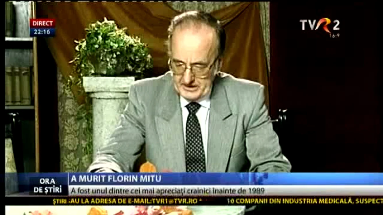 Florin Mitu a fost crainic al Televiziunii Române