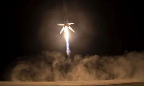 Cum a aterizat racheta SpaceX, după ce a lansat o capsulă către ISS / VIDEO jpeg
