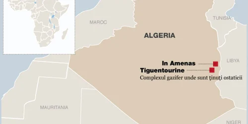 Harta Algeria FOTO Adevărul