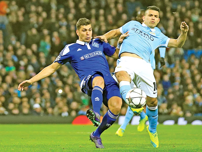 Sergio Aguero  este vedetă la  Manchester City