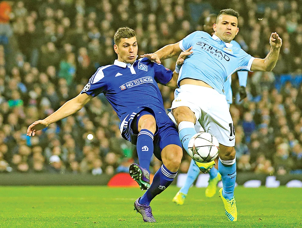 Sergio Aguero  este vedetă la  Manchester City
