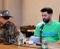 Alex Velea și Smiley la podcastul „Fain și simplu” al lui Mihai Morar. FOTO: captură de ecran