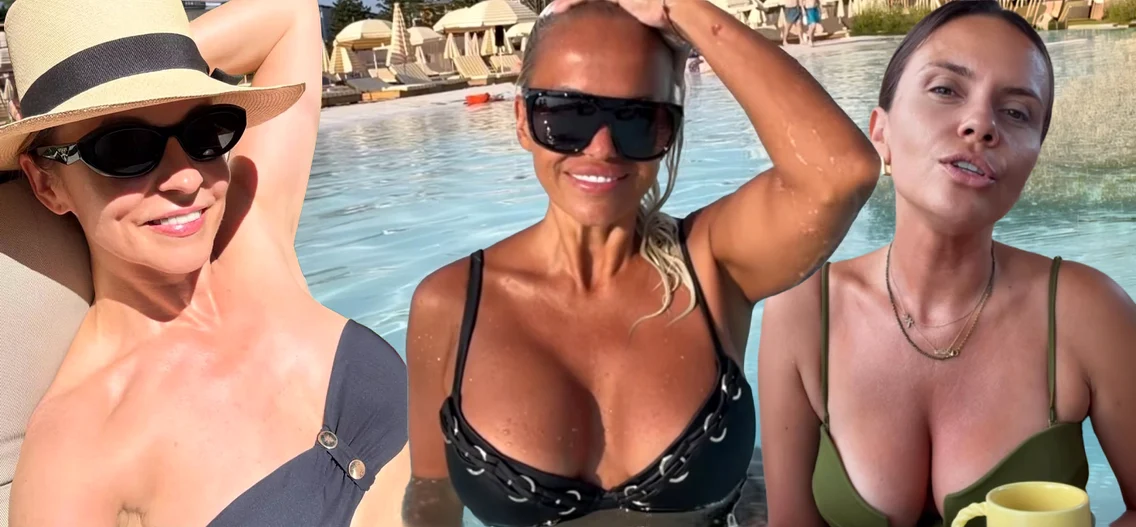Andreea Marin și Cristina Șișcanu au ales bronzul de grădină. Anda Adam s-a bălăcit la un ștrand 