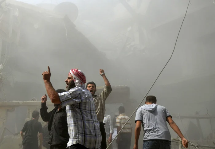 Localitatea Mouadamiyat al-Sham, la sud-vest de Damasc, este loc unde se presupune că avut loc atacul cu arme chimice. FOTO: Reuters