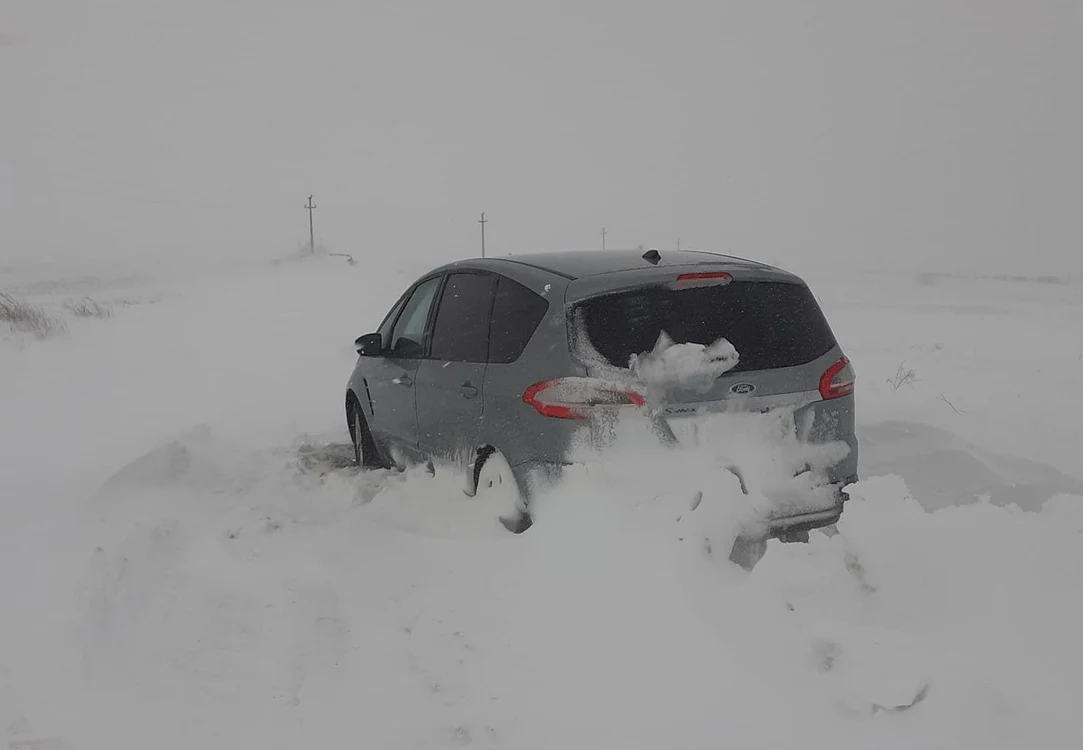 Drum înzăpezit Iași
