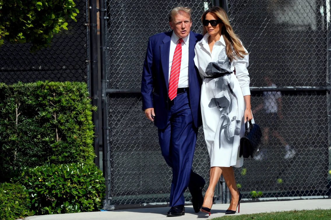 Melania și Donald Trump în 2024, Profimedia 