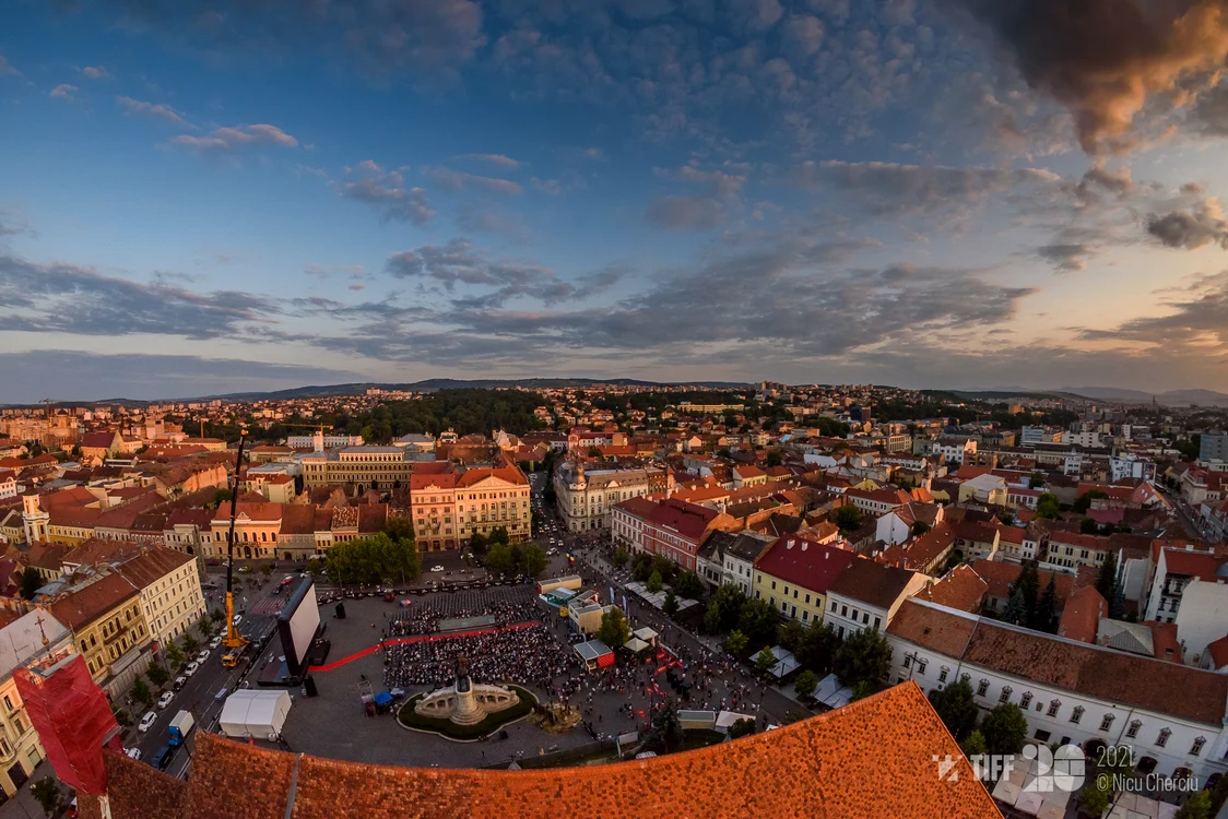 Piața Unirii din Cluj-Napoca (foto: Nicu Cherciu)