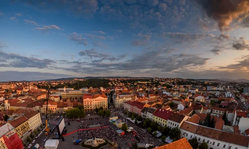 Piața Unirii din Cluj Napoca   Foto Nicu Cherciu jpg