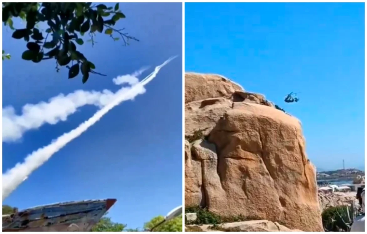 Armata chineză a tras proiectile către strâmtoarea Taiwan, iar elicoptere militare chineze au fost văzute în zonă FOTO Captură video