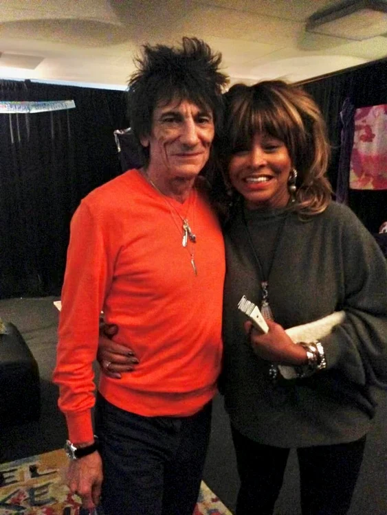 Ronnie Wood si Tina Turner  Instagram jpg