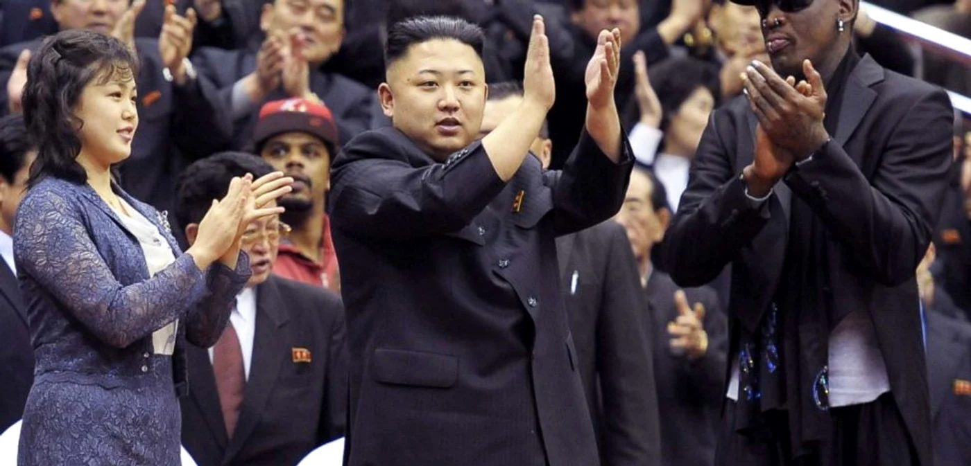 Kim Jong-un şi Dennis Rodman FOTO Profimedia