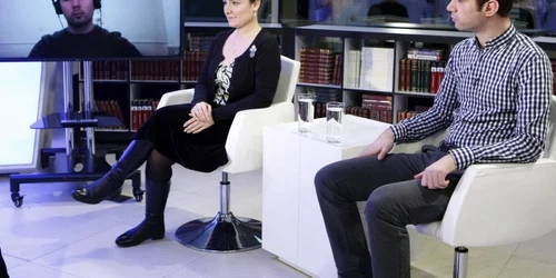 RIUF Sergiu Scripca si Arda Antonescu la Adevarul Live FOTO Eduard Enea