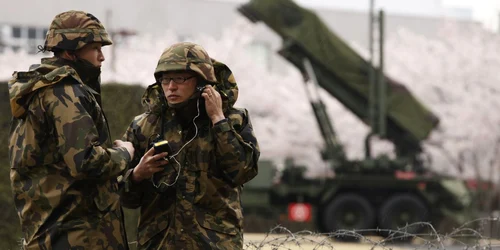 În faţa Ministerului Apărării de la Tokio au fost mobilizate rachete Patriot încă din aprilie 2012. FOTO
